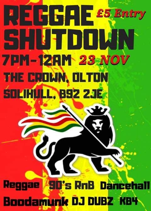 REGGAE SHUT DOWN