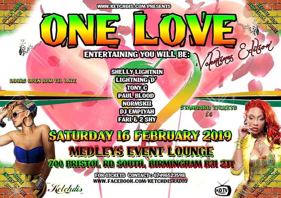 Ketchdis.com Presents ‘ONE LOVE’ Valentines Edition